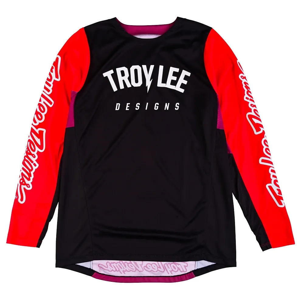 Мотоджерси Troy Lee Designs GP Pro Jersey Boltz Black/Glo Red Troy Lee Designs