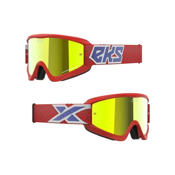 Очки EKS (X) BRAND GOX Flat Out Goggle Red/White/Blue - Gold Mirror Lens (067-60525) EKS BRAND Очки EKS (X) BRAND GOX Flat Out Goggle Red/White/Blue - Gold Mirror Lens (067-60525) EKS BRAND