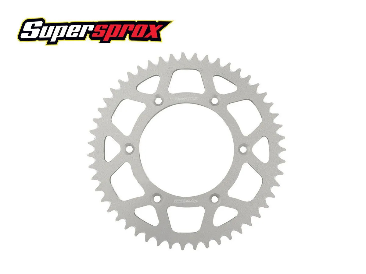 Звезда задняя SUPERSPROX KTM, HQV, GASGAS 125-450 (51) Silver Алюминий (RAL-990:51-SLV) Supersprox