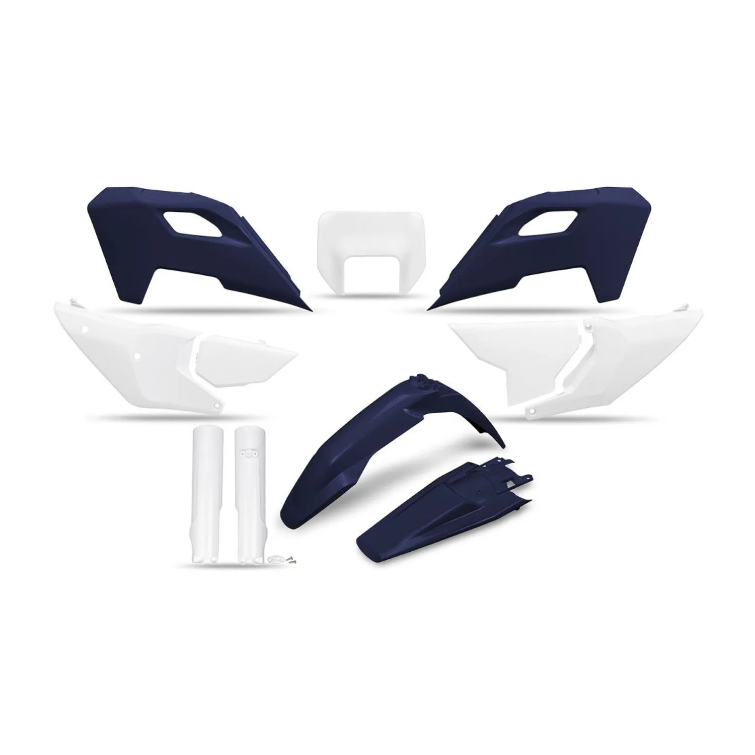 Набор пластика UFO для Husqvarna TE/FE 150-501 2024-2026, Blue/White (HUKIT627F@111) UFO PLAST Набор пластика UFO для Husqvarna TE/FE 150-501 2024-2026, Blue/White (HUKIT627F@111) UFO PLAST