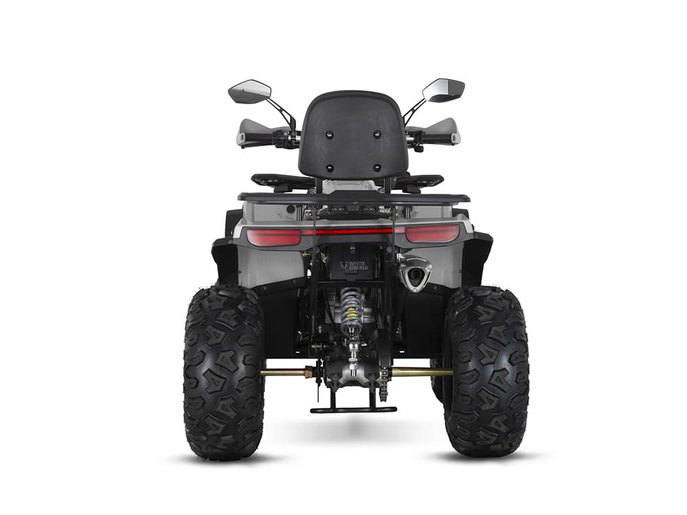 Бензиновый квадроцикл WHITE SIBERIA BARS 200CC PRO (серый)