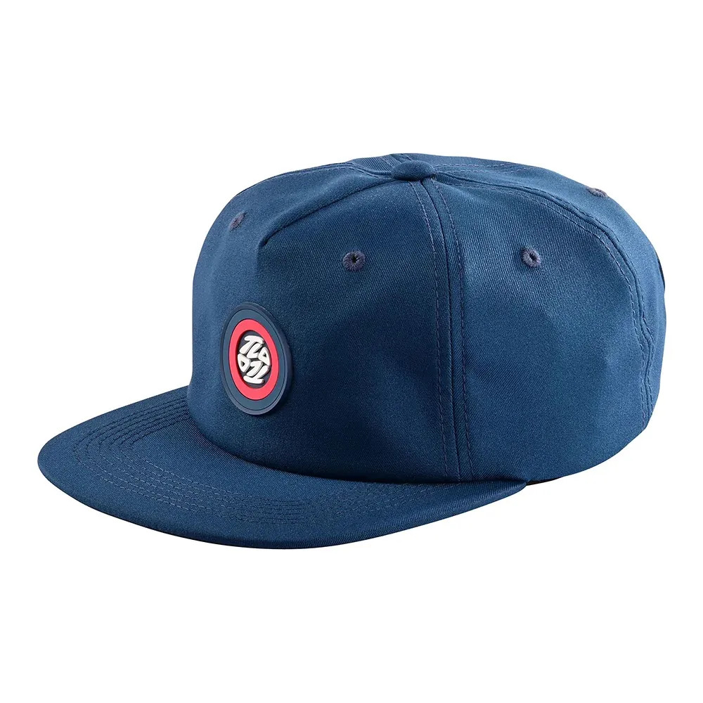 Бейсболка Troy Lee Designs Snapback Hat Spun, Slate Blue, OS (780593010) Troy Lee Designs