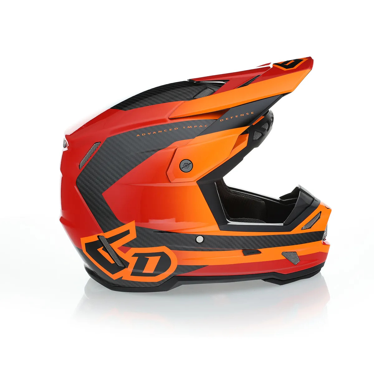 Мотошлем 6D ATR-3 Pure Gloss Orange 2026 6D Мотошлем 6D ATR-3 Pure Gloss Orange 2026 6D