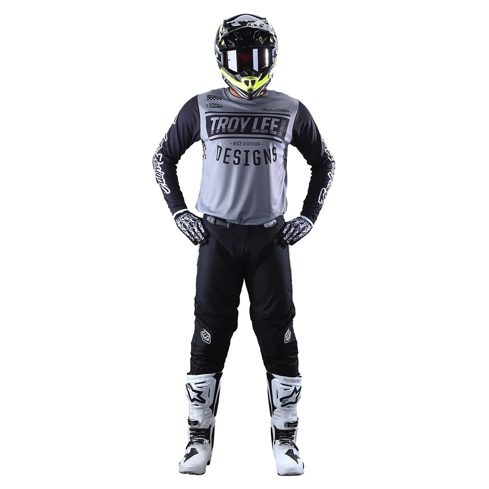 Мотоджерси Troy Lee Designs GP Jersey Race 81 Gray Troy Lee Designs