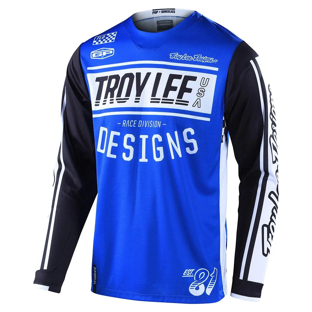 Мотоджерси Troy Lee Designs GP Jersey Race 81 Blue Troy Lee Designs