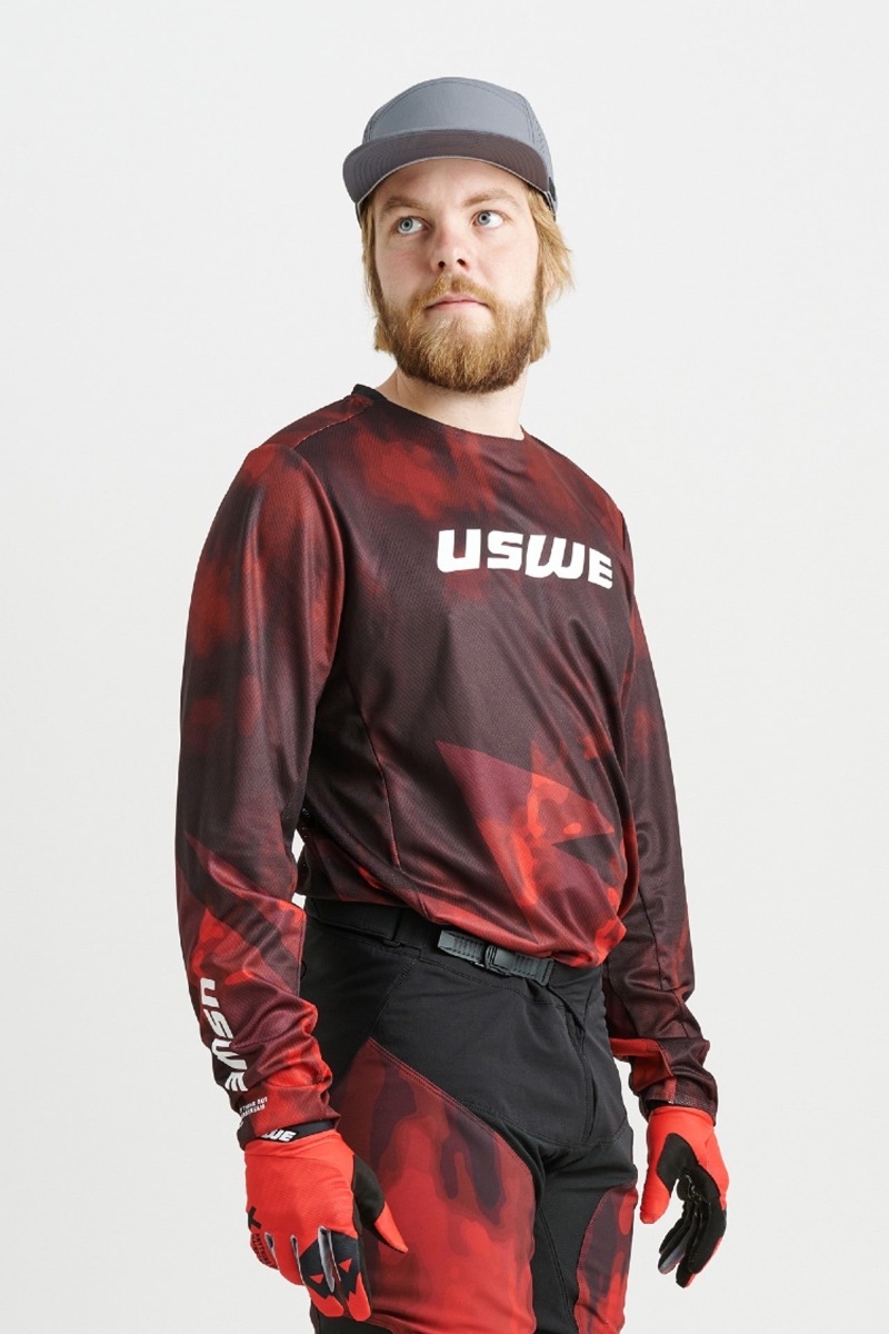 Мотоджерси USWE Rök MX Air Jersey Flame Red USWE